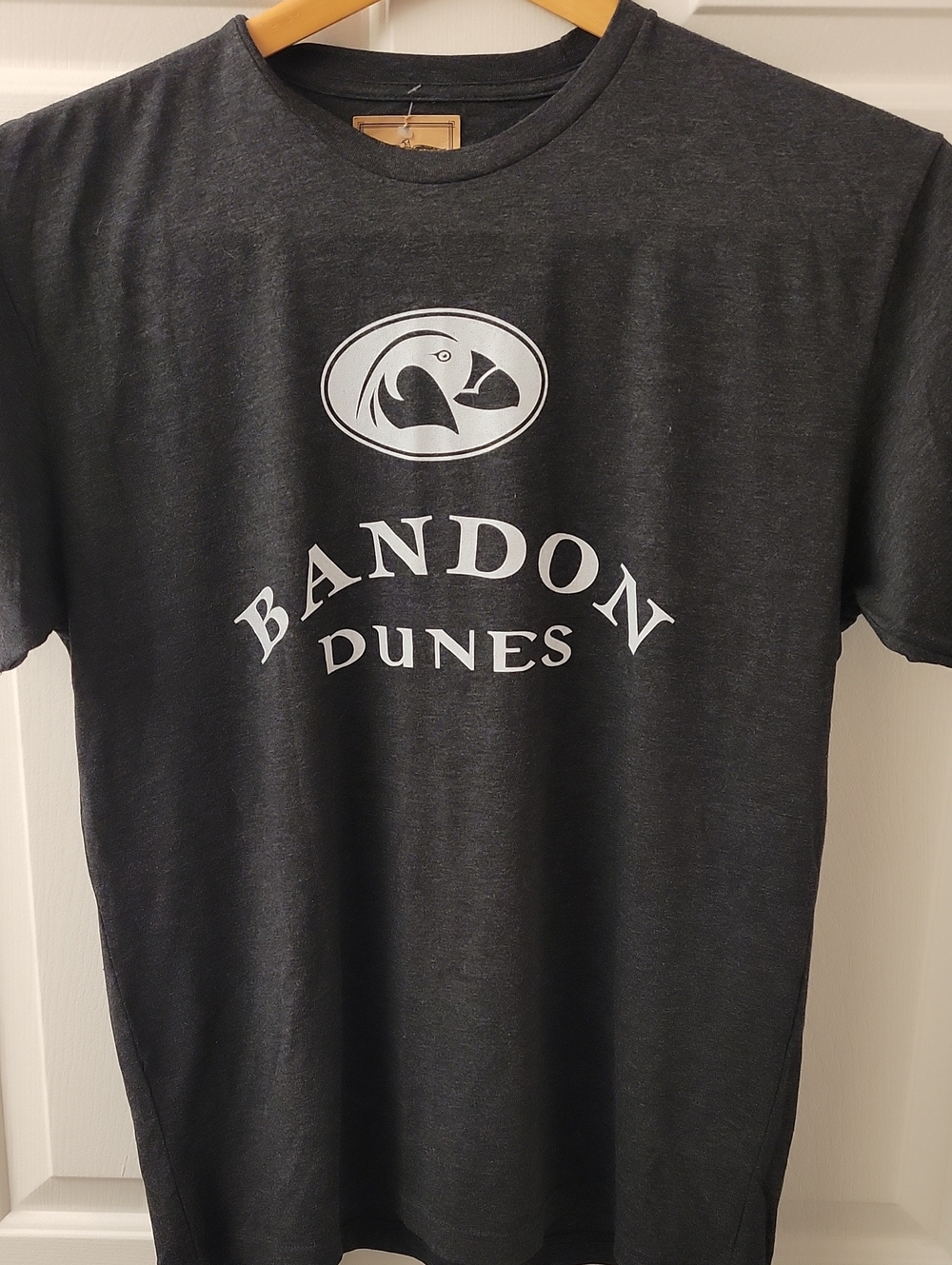 Bandon Dunes Men's Short Sleeve Logo Tee - Charcoal